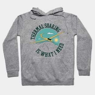 SAILPLANE QUOTE FLYING Hoodie